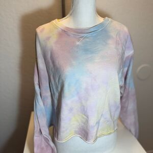 Pastel tie dye sweater